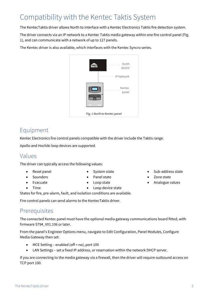 Preview thumbnail of page 3 of the KentecTaktis Driver Manual PDF document.